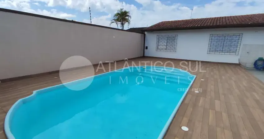 Casa com piscina para locação, praia de leste, pontal do parana - pr