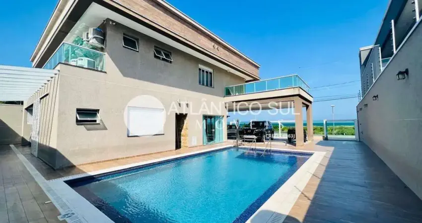 Casa alto padrão frente mar, santa terezinha, pontal do parana - pr