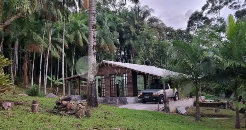 Chácara no rio sagrado com duas casas completas, morretes - pr
