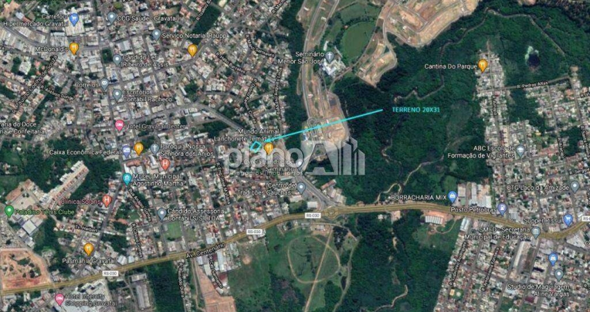 Terreno para aluguel, com 680m², - Centro - Gravataí / RS por R$ 4.300,00