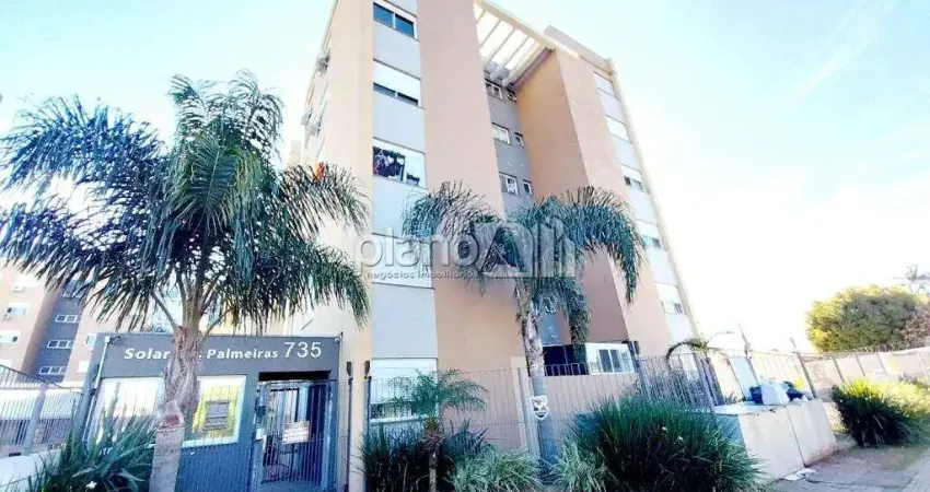 Apartamento solar das palmeiras - pda 64 para aluguel, com 56,06m², 2 quartos - santa fé - gravataí / rs por r$ 1.460,00