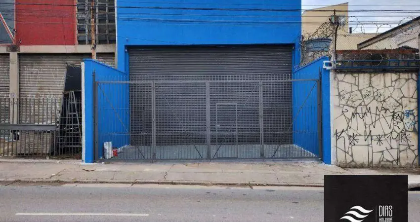 Galpão para alugar, 300 m² por R$ 15.739,89/mês - Tatuapé - São Paulo/SP