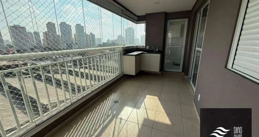Apartamento com 2 dormitórios para alugar, 63 m² por R$ 4.560,00/mês - Tatuapé - São Paulo/SP