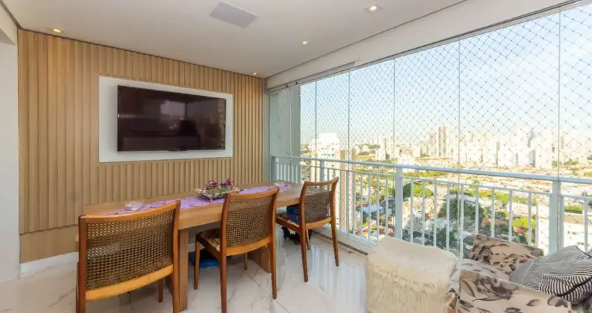 Elegante apartamento tipo para venda em bosque da saúde com 3 quartos, sendo 3 suítes, 110m²