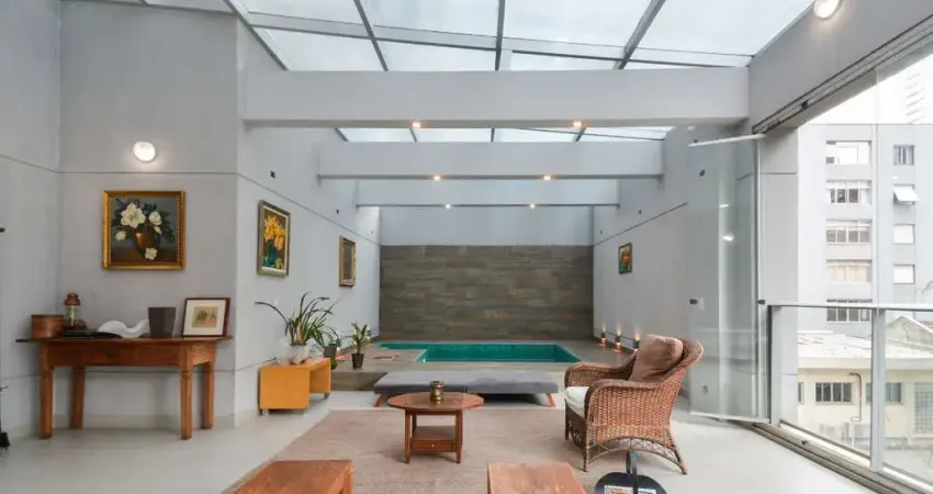 Deslumbrante apartamento garden para venda em moema com 2 quartos, sendo 2 suítes, 169m²