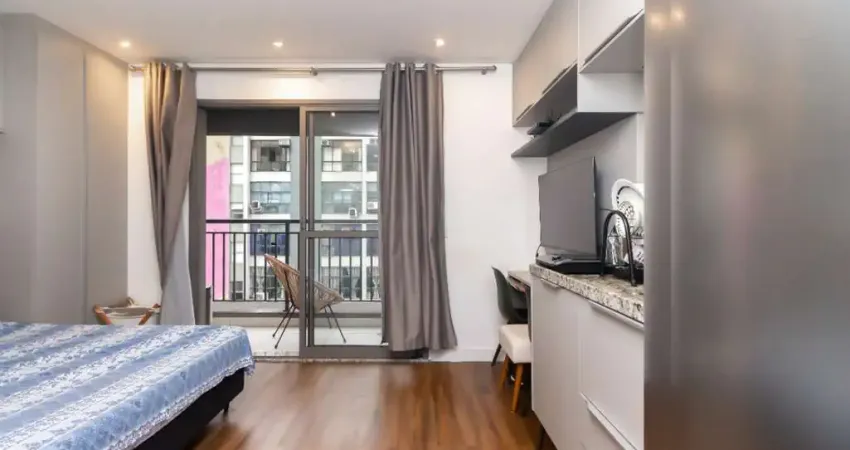 Espetacular studio para venda em república com 1 quarto, sendo 1 suíte, 25m²