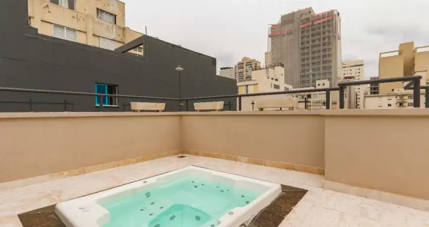 Deslumbrante cobertura para venda em Bela Vista com 2 quartos, sendo 1 suíte , 127m²