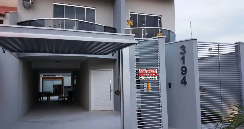 Vende-se ou troca belo sobrado  p/ imoveis em maringá de  (-) ou (=) valor