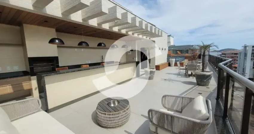 Apartamento de 2 quartos sendo 1 suite na praia de piratininga a passos da areia , condominio com lazer completo