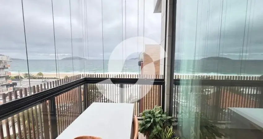 Apartamento de 1 quarto na praia de piratininga com vista mar 1 vaga
