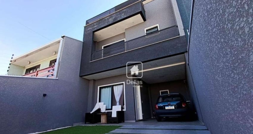 Sobrado com 3 dormitórios à venda, 143 m² por R$ 830.000 - Weissópolis - Pinhais/PR