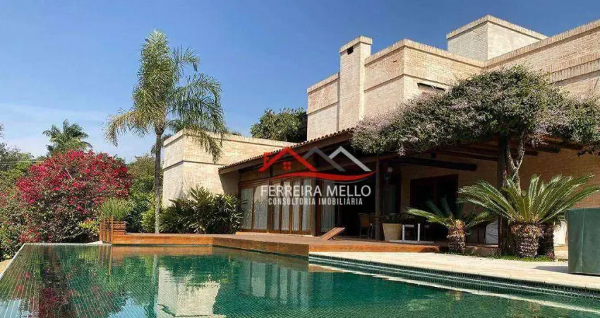 Casa com 5 dormitórios à venda, 540 m² por R$ 7.500.000,00 - Condomínio Fazenda Vila Real de Itu - Itu/SP