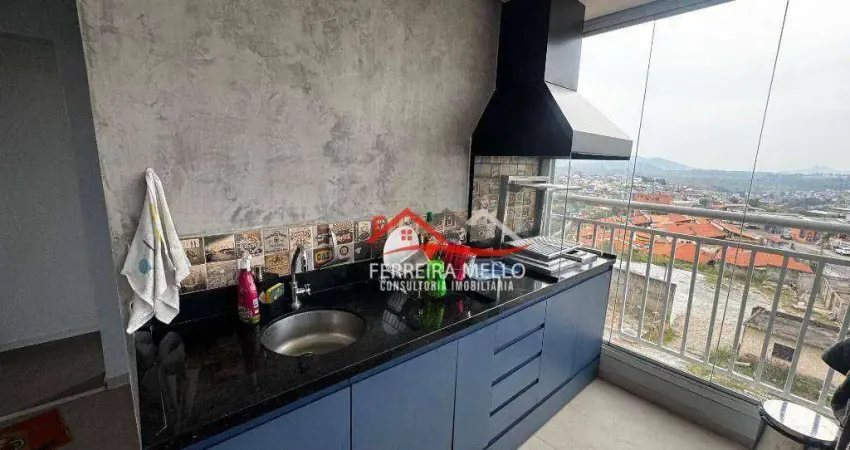 Cobertura com 3 dormitórios à venda, 111 m² por R$ 550.000 - Vila Palmares - Franco da Rocha/SP