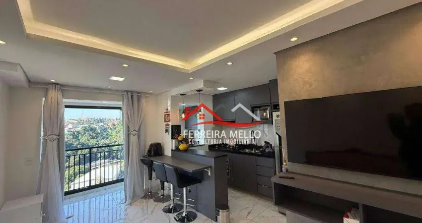 Apartamento com 2 dormitórios, 47 m² - venda por R$ 430.000,00 ou aluguel por R$ 2.460,00/mês - Vera Tereza - Caieiras/SP