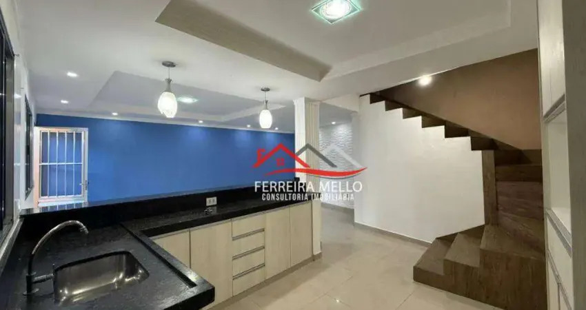 Sobrado com 3 dormitórios para alugar, 90 m² por R$ 2.000,00/mês - Nova Era - Caieiras/SP