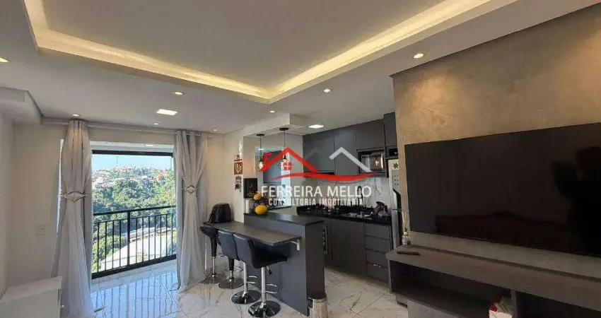 Apartamento com 2 dormitórios, 47 m² - venda por R$ 430.000,00 ou aluguel por R$ 2.460,00/mês - Vera Tereza - Caieiras/SP