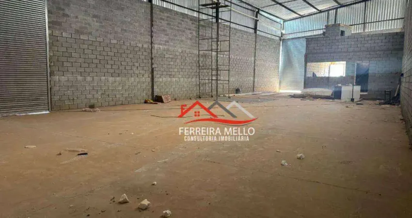 Galpão para alugar, 500 m² por r$ 12.500/mês - laranjeiras - caieiras/sp