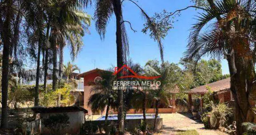 Chácara com 2 dormitórios à venda, 1100 m² por r$ 580.000 - aldeia ivoturucaia - franco da rocha/sp