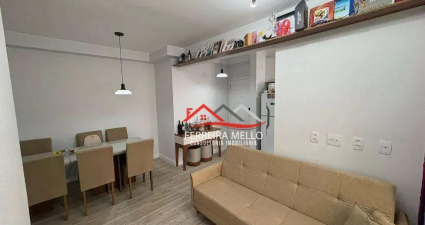 Apartamento com 3 dormitórios à venda, 69 m² por r$ 560.000,00 - medeiros - jundiaí/sp