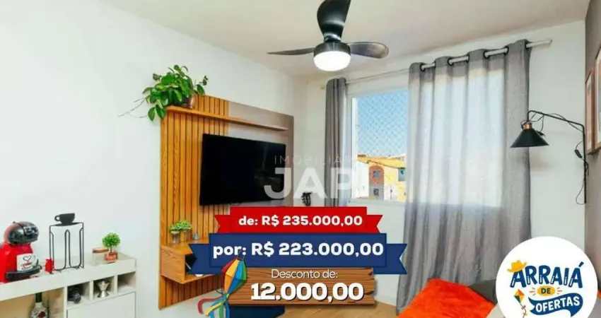 Apartamento à venda, 46 m² por R$ 223.000,00 - Condomínio Reserva Mont Serrat - Itupeva/SP