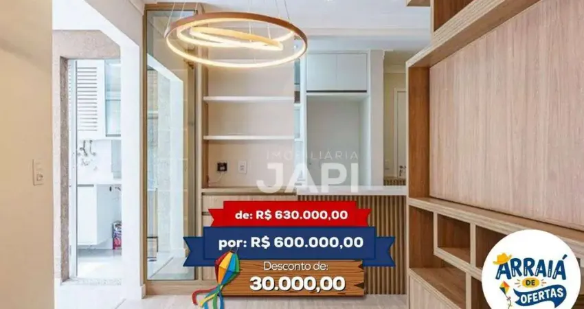 Apartamento à venda, 74 m² por R$ 600.000,00 - Medeiros - Jundiaí/SP