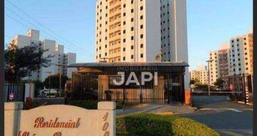 Apartamento com 3 dormitórios para alugar, 75 m² por R$ 3.476,73/mês - Parque Residencial Eloy Chaves - Jundiaí/SP