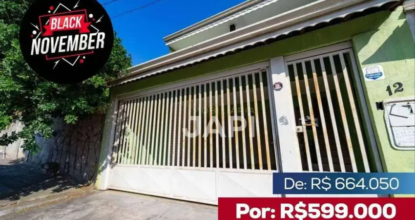 Casa com 3 quartos à venda, 267 m² por r$ 599.000 - vila galvão - jundiaí/sp