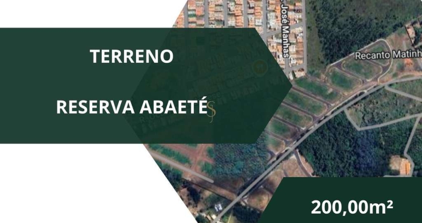 Terreno à venda na Reserva Abaeté, Franca 