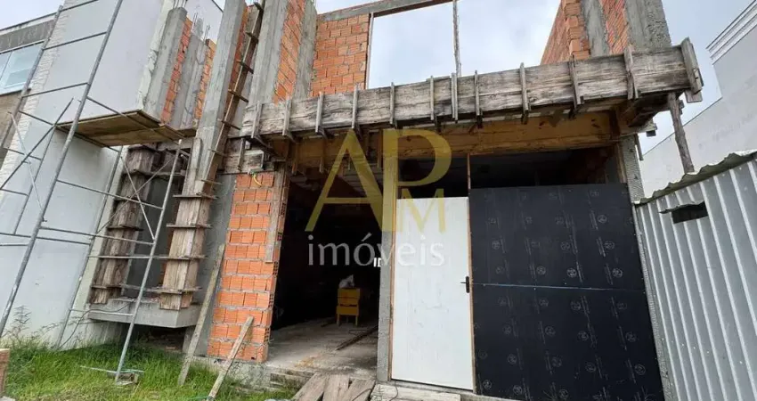 Casa em obra à venda: 3 dorm (1 suíte) + escritório no Brisas - Biguaçu