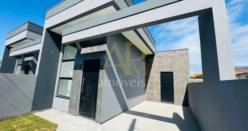 Casa nova à venda: 2 dorm (1suíte), area nos fundos, 180m² -areias