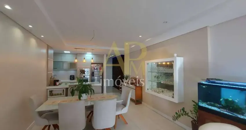 Apartamento mobiliado à venda: 3 dorm (1 suíte + 2 demi), 2 vagas- Kobrasol