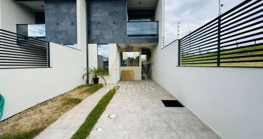 Sobrado novo à venda com 3 dormitórios (1 suíte) em forquilhas