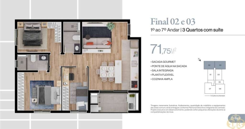 Blossom Urban Habitat - Apartamento à venda no bairro Bacacheri - Curitiba/PR