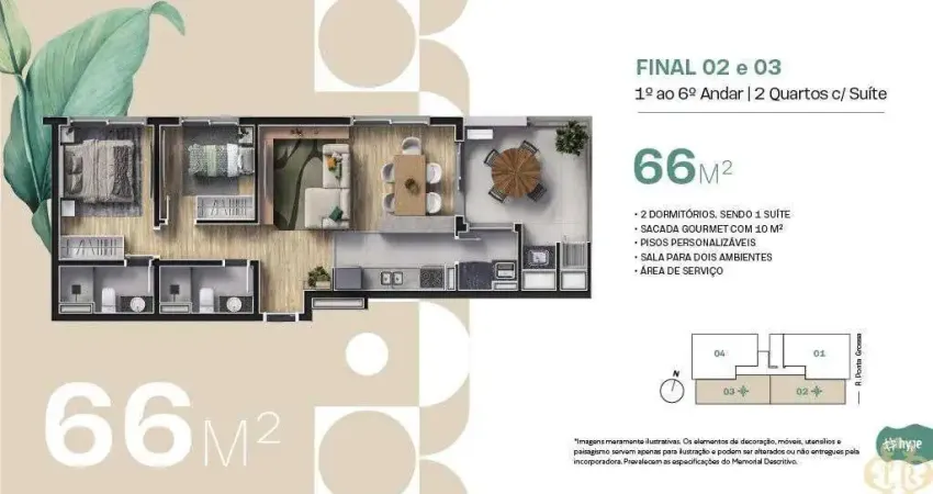 Cravo Casa Nativa - Apartamento à venda no bairro Portão - Curitiba/PR