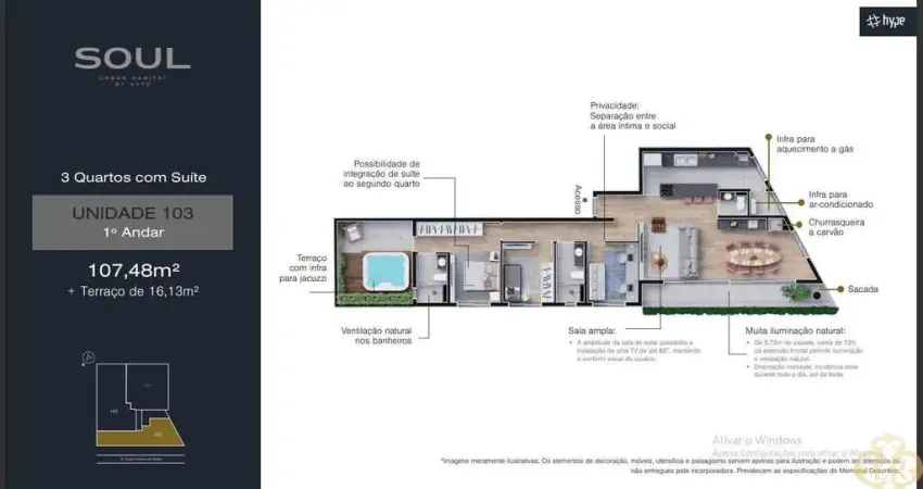 Soul Urban Habitat - Apartamento à venda no bairro Boa Vista - Curitiba/PR