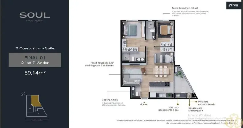 Soul Urban Habitat - Apartamento à venda no bairro Boa Vista - Curitiba/PR