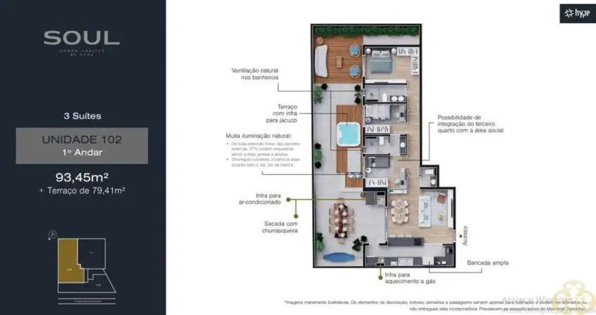 Soul Urban Habitat - Apartamento à venda no bairro Boa Vista - Curitiba/PR