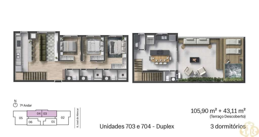 Galeria Hype Casa Nativa - Apartamento à venda no bairro Juvevê - Curitiba/PR