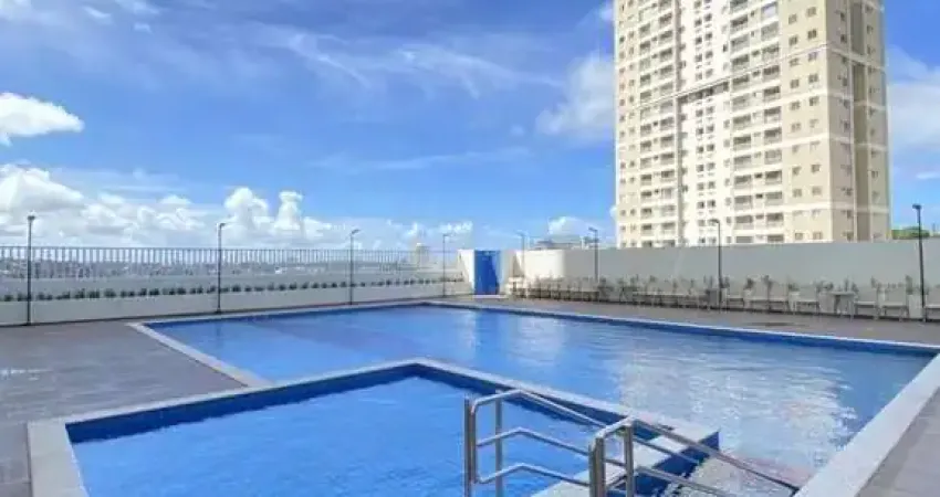 Apartamento com 2 quartos e 1 suíte andar baixo com 1 vaga de garagem condomínio residencial adorato no cabula para venda com infraestrutura completa