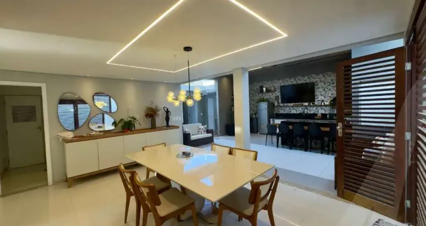 Casa em condomínio com 3 quartos e 2 suítes no foz do joanes em buraquinho com infraestrutura área gourmet 3 vagas de garagens