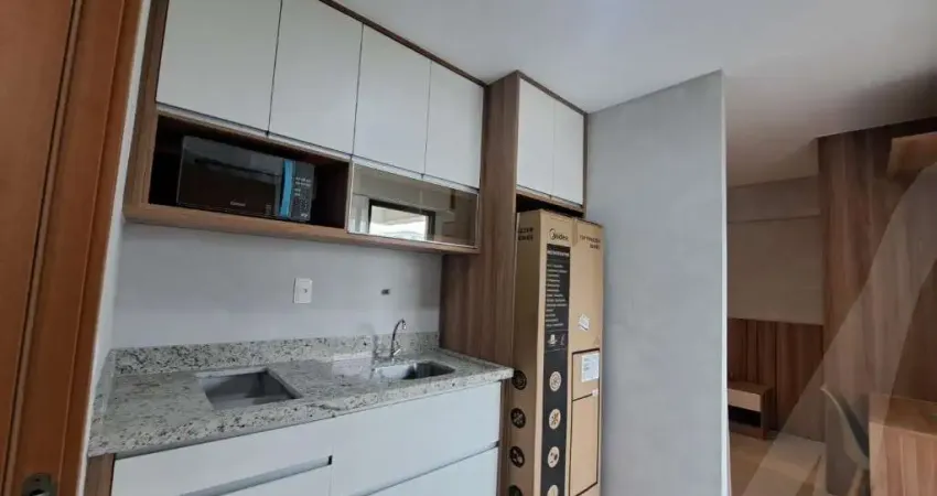 Apartamento quarto e sala mobiliado no caminho das àrvores no condomínio unique live para locação com infraestrutura completa