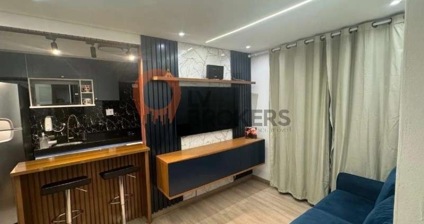Apartamento à venda em Suzano-SP, Jardim São Luís: 2 quartos, 1 suíte, 2 salas, 2 banheiros e 1 vaga de garagem. Confira!