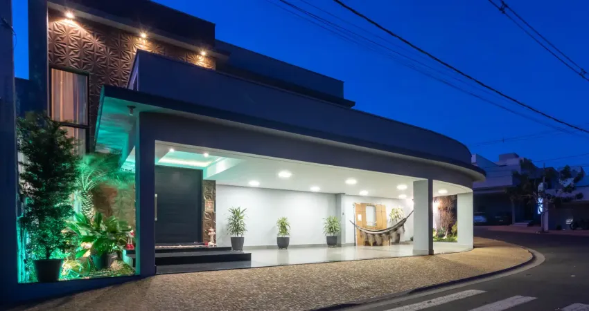 Magnífica casa térrea de alto padrão, com spa e piscina, no residencial mônaco, em piracicaba sp