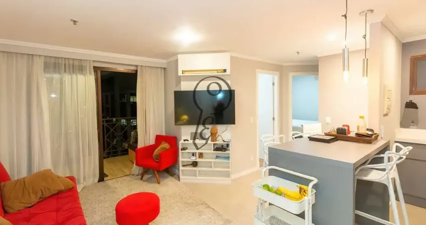 Apartamento 2 dormitórios, 1 vaga todo mobiliado para locação, Vila Olímpia, São Paulo, SP