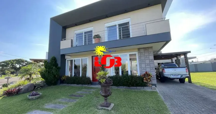 Casa 3 dormitórios suítes, alto padrão em condomínio fechado/tramandaí