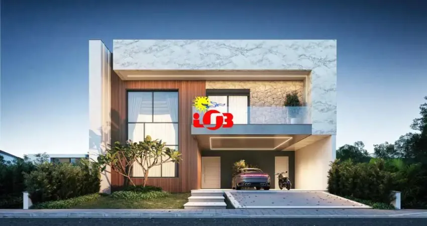 Excelente casa de alto padrão, com 04 suítes, no condomínio marítimo!