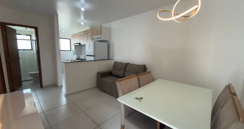 Apartamento mobiliado disponível para locação no residencial ipojuca indianopolis