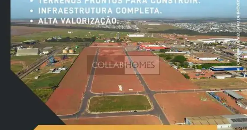 Terreno industrial à venda em sorriso-mt - bairro industrial claudino francio, 1.661,00 m² de área