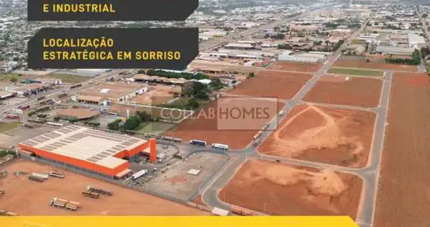 Terreno industrial de 1.171m² à venda no industrial claudino francio, sorriso-mt!