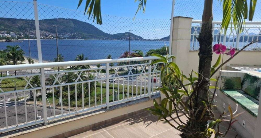 'Linda Cobertura duplex, com 3 quartos, piscina e com vista para o Mar e Montanha em São Francisco